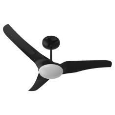 Ventilador De Teto Aliseu Slim Preto Com Controle De Parede