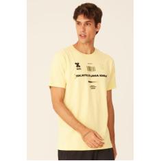 Camiseta Starter Estampada Collab Cemporcento Skate Amarela