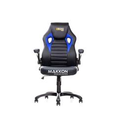 Cadeira Gamer Preta com Azul MK-793 - Makkon