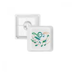 Kit de atualização de teclado mecânico PBT com padrão laranja verde