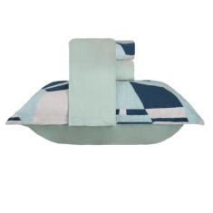 Jogo de Lençol Casal Malha 4 Peças com Elástico Estampado - Bella Enxo