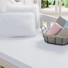 LENÇOL BERÇO DE MALHA COM ELÁSTICO PADRÃO AMERICANO 70 x 130 x 12cm - 