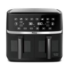 Air Fryer Philco 10L Cesto Duplo 2000W PAF10A 220V, Preto, 220V