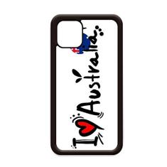 Capa I Love Australia World Flag Heart para iPhone 11 Pro Max para Apple Mobile Case Shell