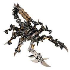 Montado Quebra-cabeça de escorpião mecânico quebra-cabeças 400 peças quebra-cabeças 3D para adultos com kits de modelos de ferramentas de quebra-cabeça Engraçado