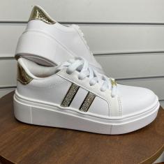 Tênis Plataforma Strass Vizzano