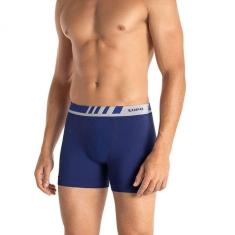 Cueca masculina para adulto modelo boxer sem costura em microfibra Lupo