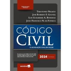 Código Civil e Legislação Civil em Vigor - 42ª edição 2024