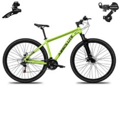 Bicicleta Aro 29 Absolute Nero 5 21 Marchas Mtb Indexada Alumínio Suspensão 80mm Cambios Shimano-Unissex