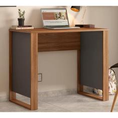 Mesa Escrivaninha Para Computador Office Grafito
