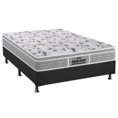 Cama Box Casal: Colchão Espuma D45 Probel /Ep Guarda Costas Próextreme Plus + Base Gray(138X188)