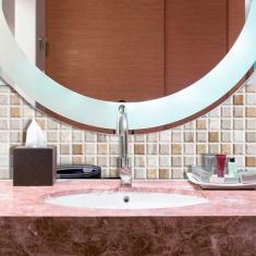 Papel de Parede Auto Adesivo Lavável Pastilha Pa0047 Clara Bege - Fina