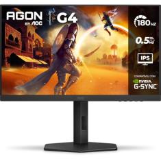 AOC, Monitor Gamer G4 27” 180Hz, 27G4/P, 0,5ms IPS, com Ajuste de Altura