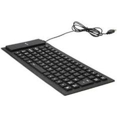 Teclado Flexivel Com Fio Para Pc