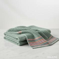 Toalha De Banho Macia 100% Algodão Criativa 140x75cm Lmpeter Rosa Azul