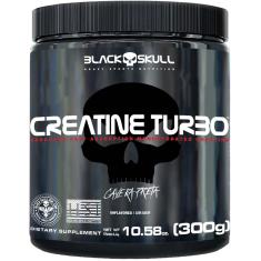 CREATINE TURBO 300GR CAVEIRA PRETA - BLACK SKULL 