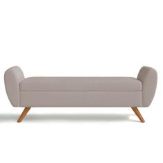 Recamier Bau Grecia 1,40M Suede Bege - Clique Decor