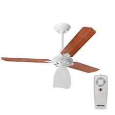 Ventilador de Teto Lumi Branco pás Brancas com Controle Remoto (110, Volts)