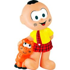 Boneco de vinil cascão da turma da monica - lider brinquedos