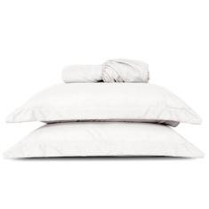 Jogo De Lençol Casal Padrão Slim Percal 200 Fios 3 Peças - Branco
