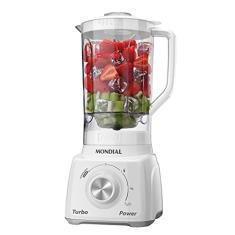 MONDIAL Liquidificador Turbo Power, Branco/Cinza, 550W, 110V - L-99 WG
