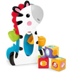 Brinquedo de Encaixar Zebra Blocos Surpresa - Fisher Price