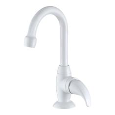 Torneira para Lavatório de Mesa Bica Alta Branca Pratti 1195 F56