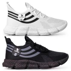 Kit 2 Tênis Masculino Esportivo Treino Academia Caminhada - Oldsen, Pr