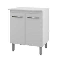 Balcão Multiuso Para Cozinha Serena 2 Portas - Moblis, Branco