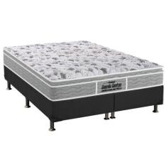 Cama Box King: Colchão Espuma D45 Probel Anatômico Guarda Costas Próex