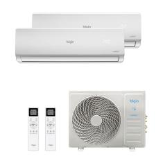 Ar Condicionado Bi Split Elgin Inverter 18.000 Btus (Hi Wall 12.000 + Hi Wall 12.000) Quente E Frio R-32 220V