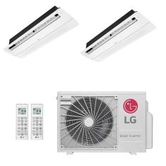 Ar-Condicionado Multi Split Inverter LG 18.000 (2x Evap Cassete 1 Via 12.000) Quente/Frio 220V								