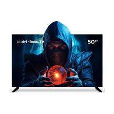 Smart TV 50" 4K UHD Roku Multi TL059M com HDR, Alexa e Google Home