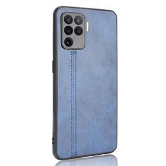 Capa adequada para Oppo F19 Pro 4G couro estilo celular capa robusta proteção 360° capa de proteção de cor retrô para Oppo F19 Pro 4G