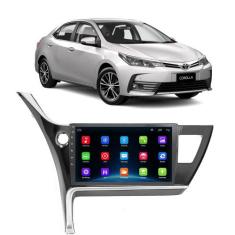 Kit Central Multimídia Android Corolla 2018 2019 9 Polegadas Tv Online