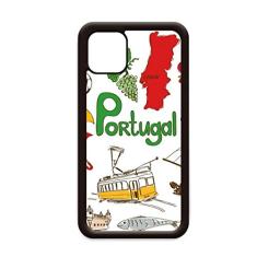 Capa com bandeira nacional de Portugal Landscap para iPhone 11 Pro Max para Apple Mobile Case