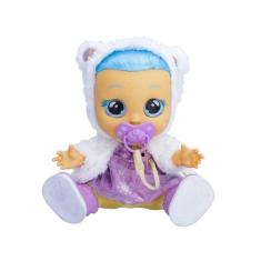 Boneca Crybabies Dressy Kristal Chora de Verdade Tosse Emite Sons de Bebê Multikids BR2144
