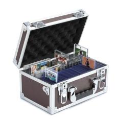 HEWEI WORKS Estojos de cartões colecionáveis (café)