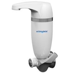 Filtro Purificador de Água Acqua Premium Single Branco Blindado Tripla Filtragem 1/4 de Volta de Parede