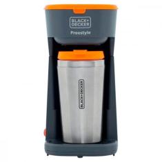 Cafeteira Individual Freestyle CM01 Black+Decker, Preto com Laranja, 2