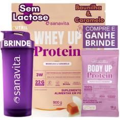 Whey Protein UP SANAVITA 3W Isolado Concentrado Hidrolisado e COQUETEL