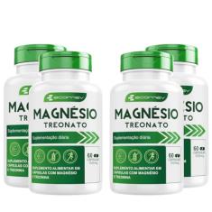 4Un Magnesio Treonato 500Mg Formula Importada Pura 240Cáps - Ecomev