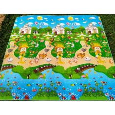 Tapete De Atividades Infantil Grosso - Dupla Face - 2,00x1,80 metros