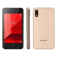 Smartphone Multilaser E Lite P9127 32GB Dourado 3G - Quad-Core 512MB 4