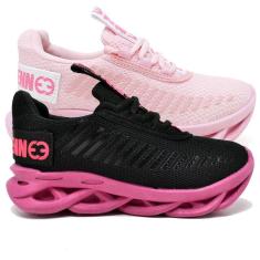 Kit 2 Tênis Infantil Menina Evoltenn Sola Trança Escolar-Feminino