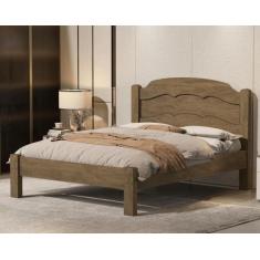 Cama Quarto Casal Lais - BASOTO BRASIL, Castanho