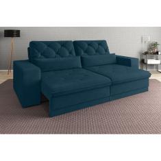 Sofá 5 Lugares Net Royale Assento Retrátil e Reclinável 2,50m (L) - NETSOFAS