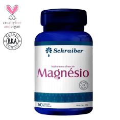 Magnésio 650Mg 60 Cápsulas Schraiber