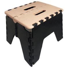 Banqueta Banco Plástico Infantil Dobrável 29x25x21cm Rosa