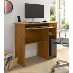 Mesa de computador 1 gaveta 1 nicho Biel cor Freijo - Comprar Moveis e